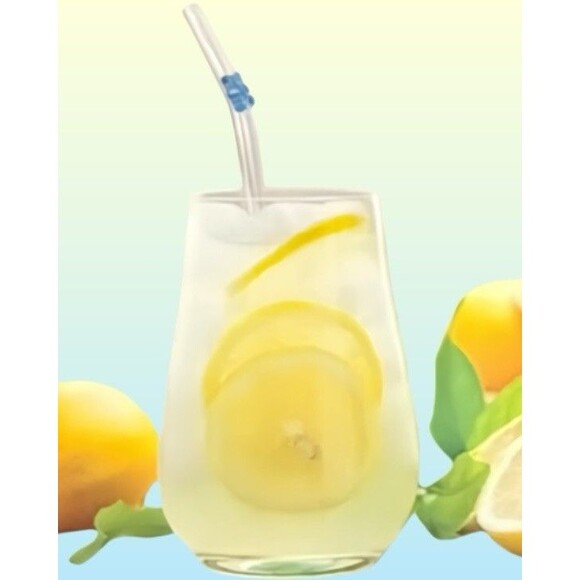 NEW! Six Glass Gummy Bear Icon Drinking Straws Multicolor Rainbow Reusable Brush - Picture 6 of 6